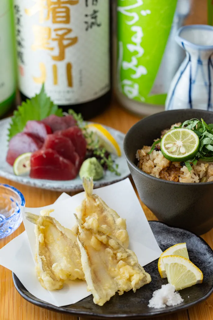 農家直送の三浦野菜と、豊洲から届く鮮魚